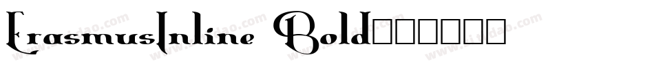 ErasmusInline Bold字体转换